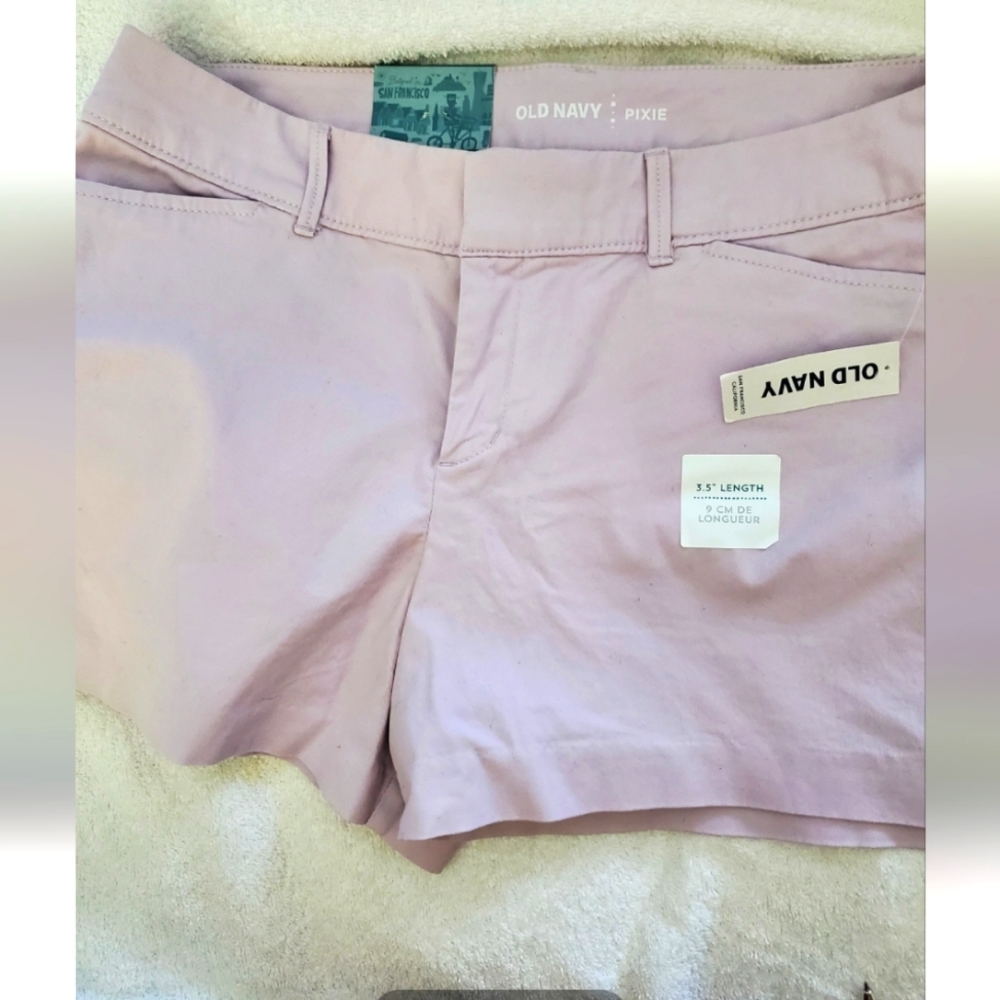 Old Navy Pixie Pink/Lilac Shorts Sz6